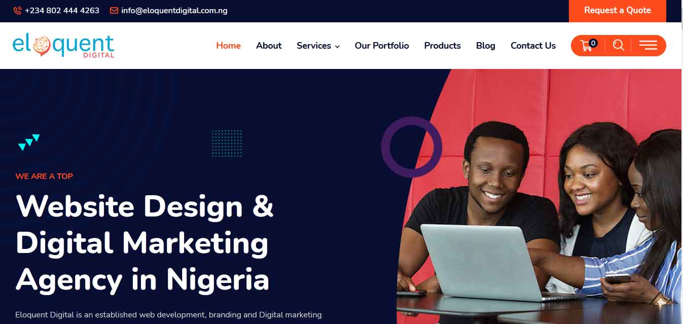 website designers in nigeria