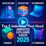 Top 5 Industries That Need Animated Explainer Videos in 2025